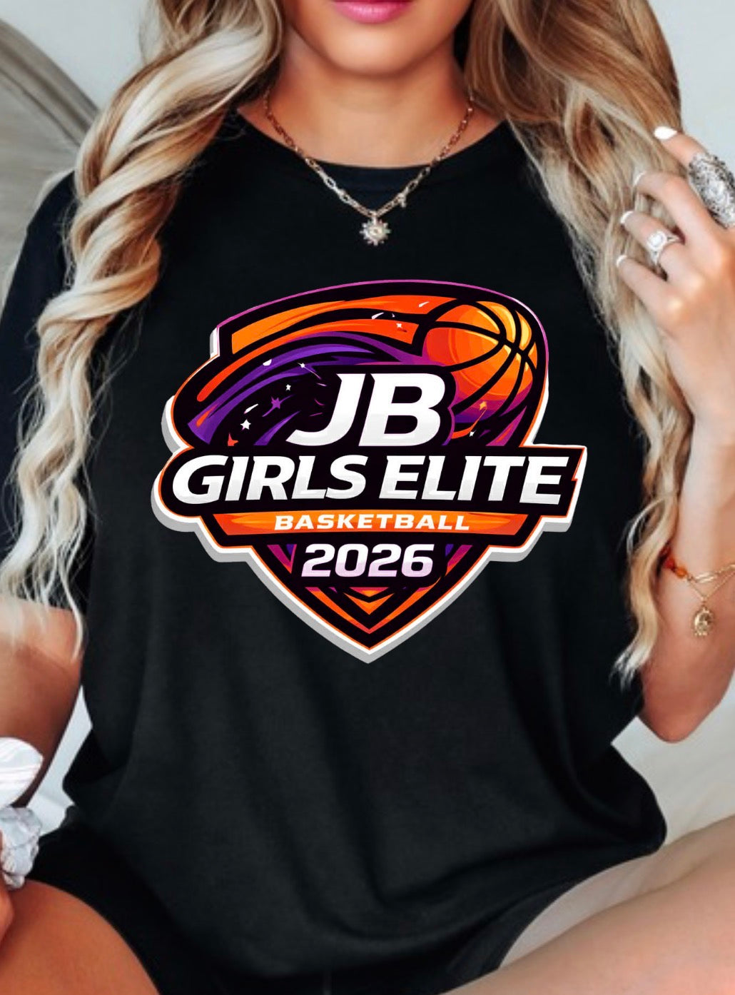 Girls Elite Black Tee