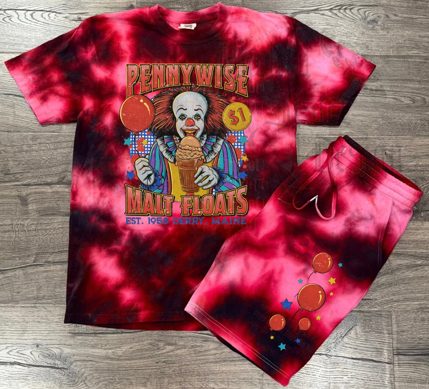 Halloween Custom Ice Dyed Set