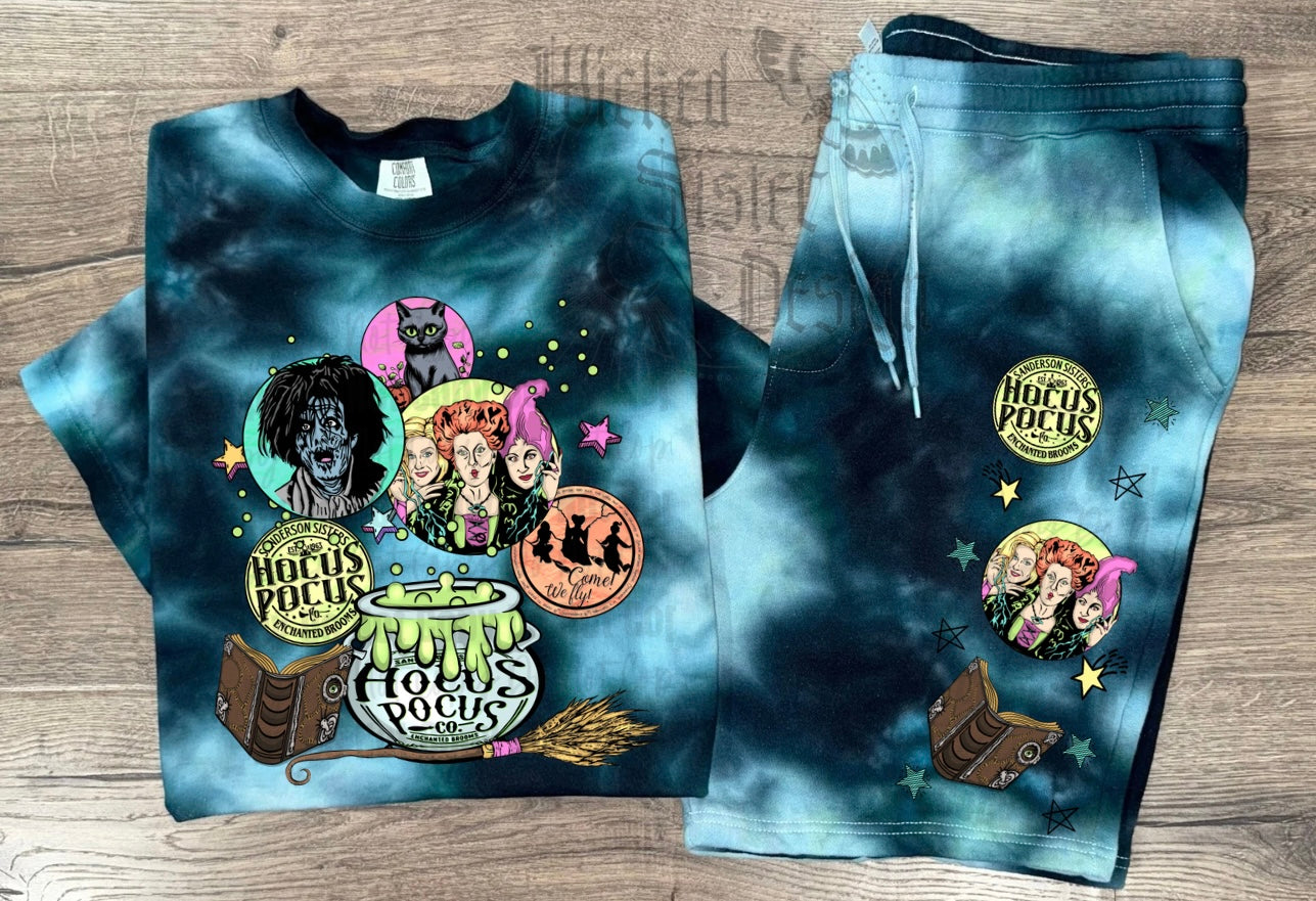 Halloween Custom Ice Dyed Set
